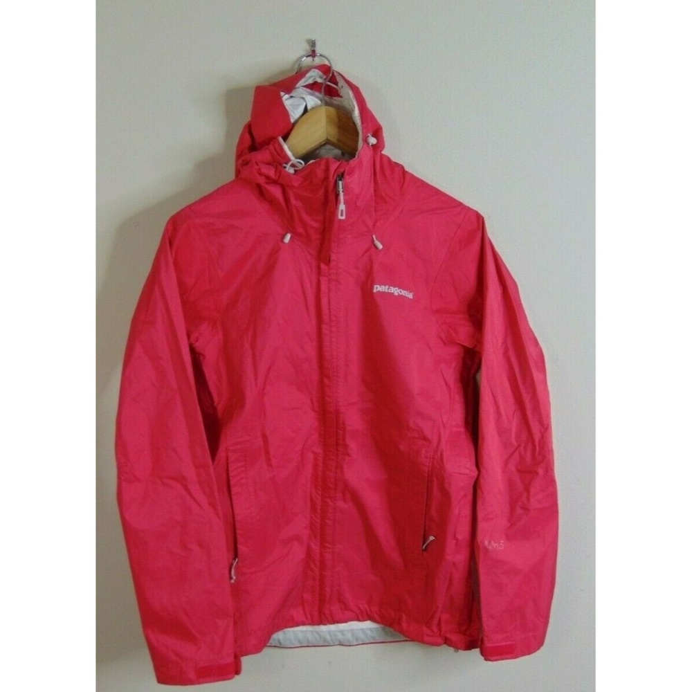 Patagonia XS H2No Rain Jacket Shell Full Zip Pink